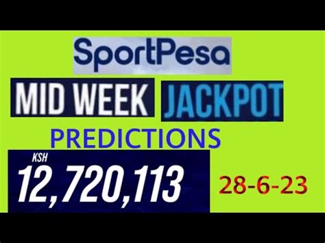 mid week jackpot predictions.